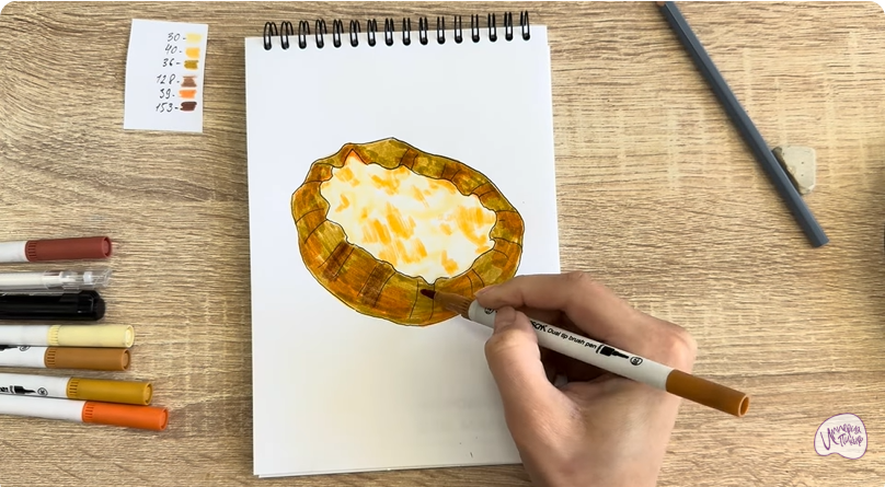 Рисуем Карельская калитка