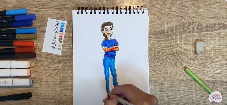 Рисуем Кристина из мультфильма "Финник"
