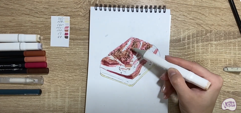 Рисуем Солёное сало