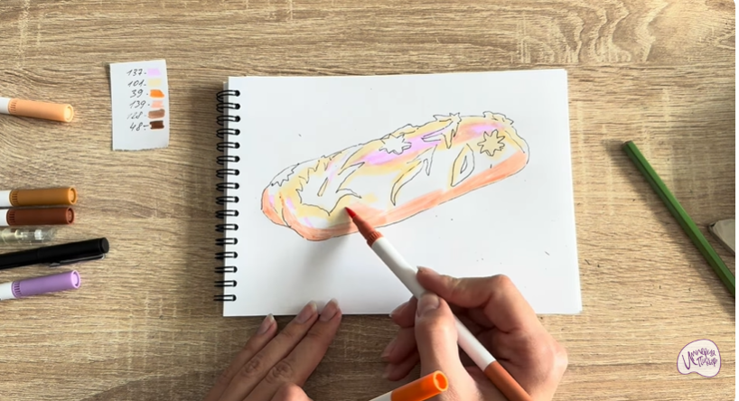 Рисуем Кулебяка