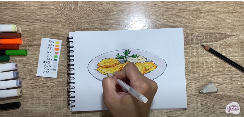 Рисуем Драники
