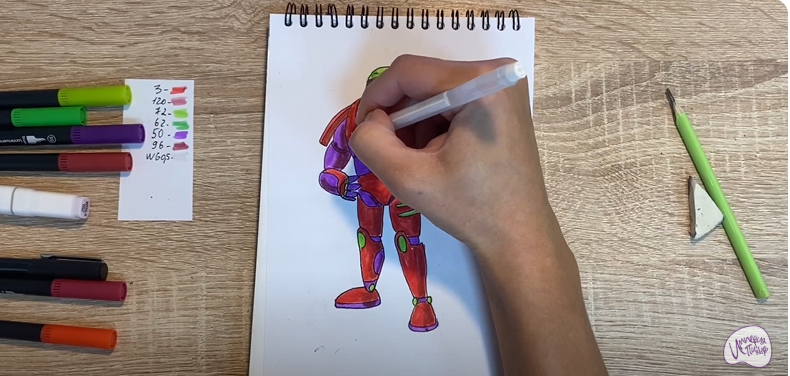 Рисуем Супергерой из "Геройчики"
