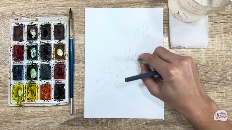 Рисуем Толокнянка