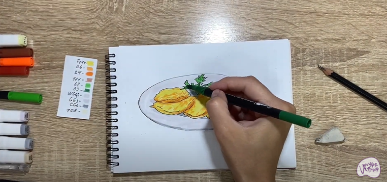 Рисуем Драники