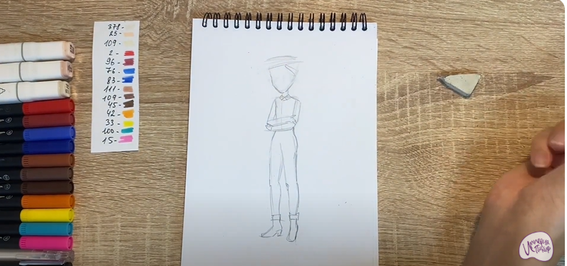 Рисуем Даша из "Царевны"