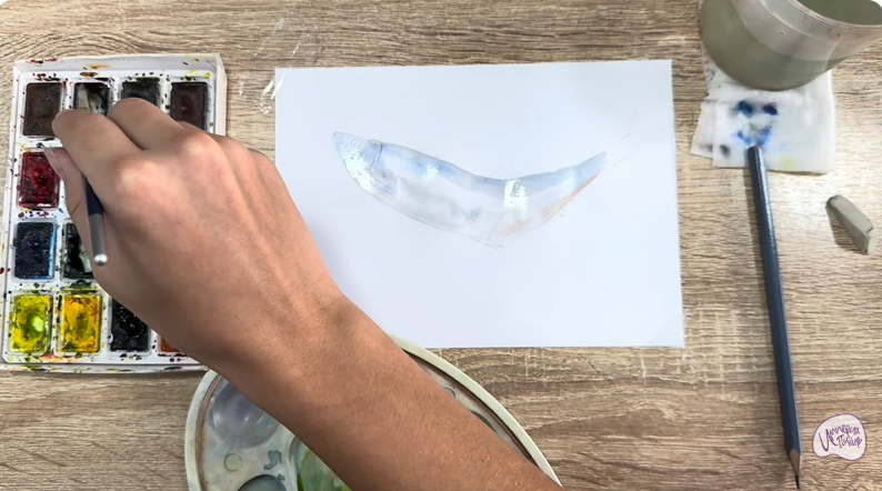 Рисуем Селёдка