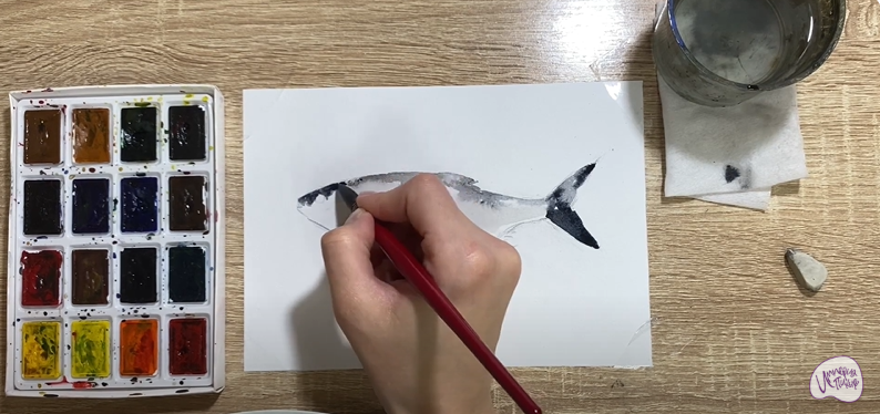 Рисуем Вобла