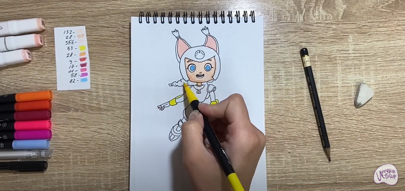 Рисуем Глория из "Геройчики"