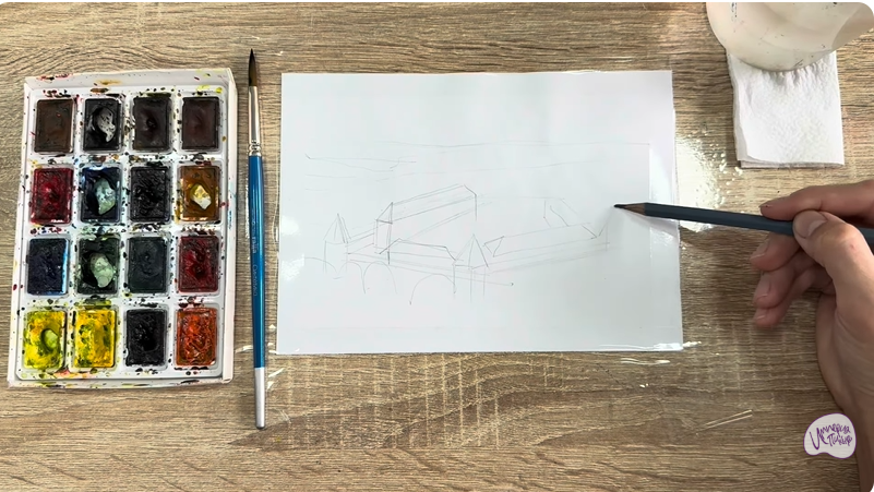 Рисуем Звенигород