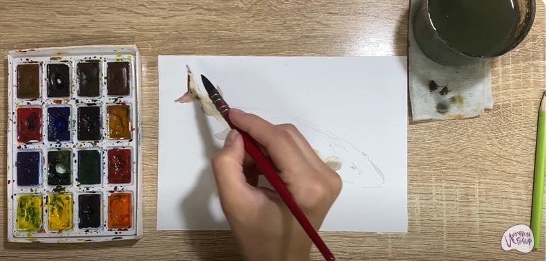 Рисуем Стерлядь