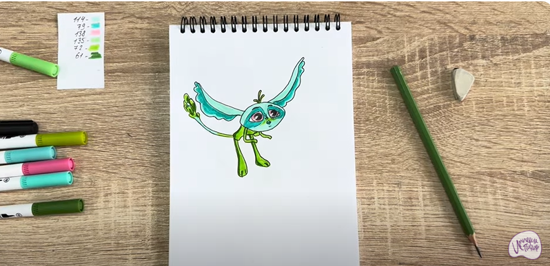 Рисуем Печалька из "Сказочный Патруль"