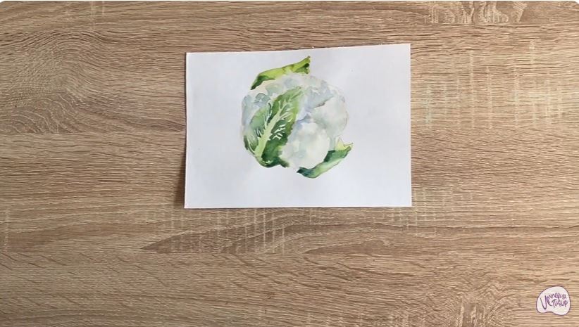 Рисуем Цветная капуста