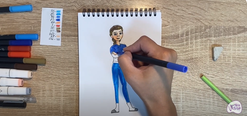 Рисуем Кристина из мультфильма "Финник"