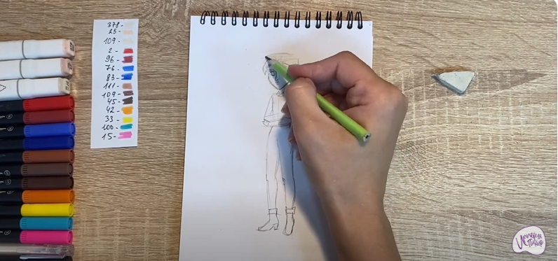 Рисуем Даша из "Царевны"