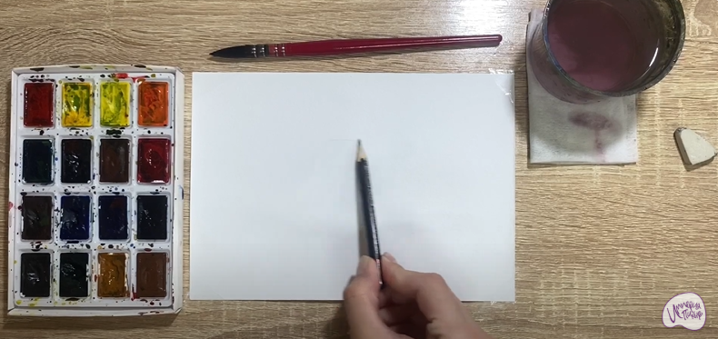 Рисуем Байкальский омуль