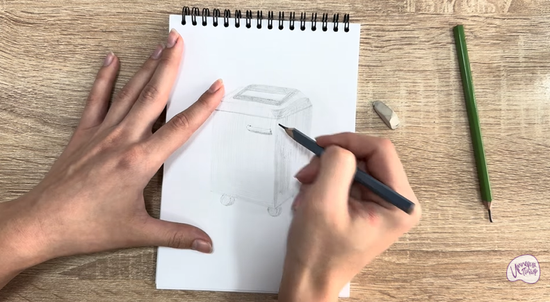 Рисуем Уничтожитель бумаги