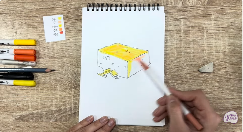 Рисуем Чеддер