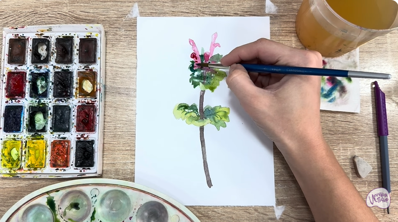 Рисуем Яснотка