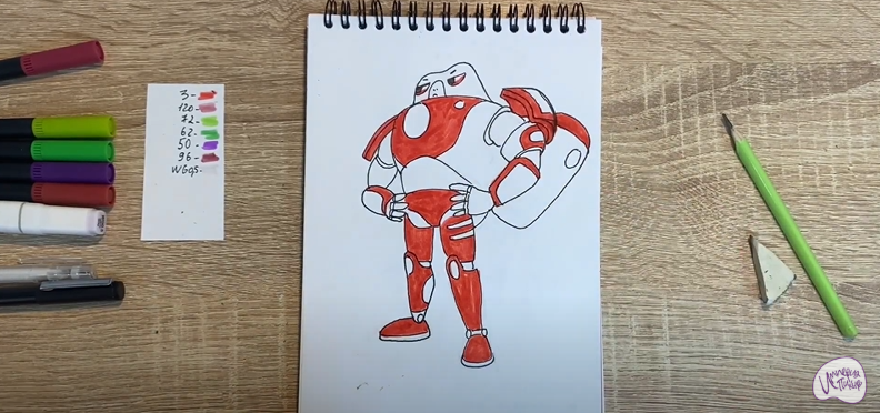 Рисуем Супергерой из "Геройчики"