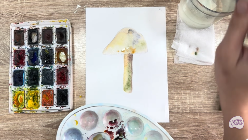 Рисуем Колпак кольчатый