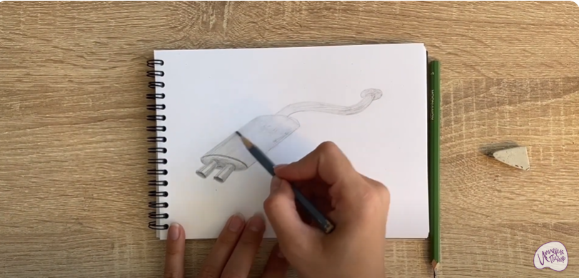 Рисуем Глушитель