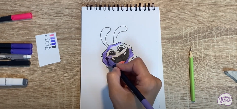 Рисуем Горошинка из "Лудлвилль"