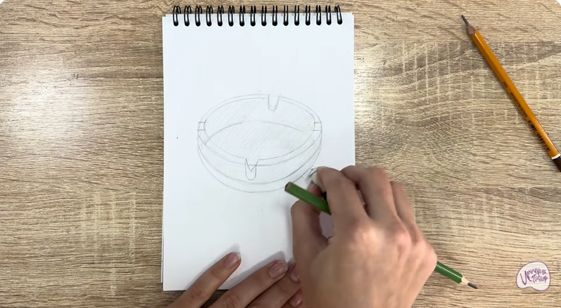 Рисуем Пепельница