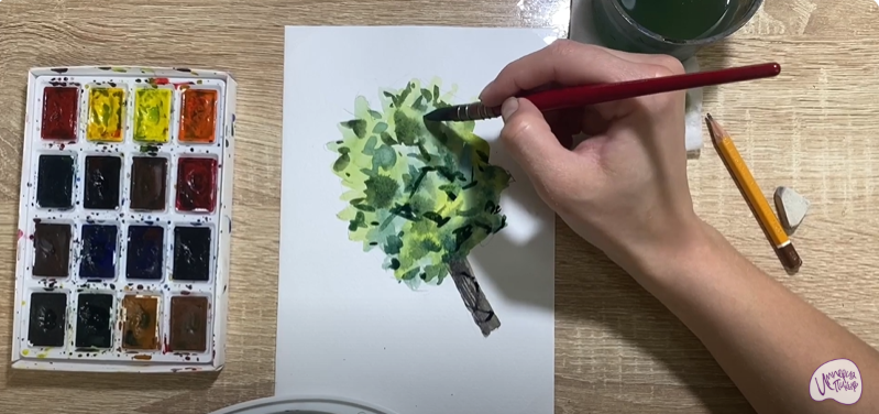 Рисуем Веник банный