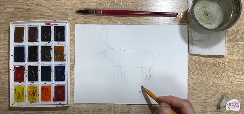 Рисуем Сайгак