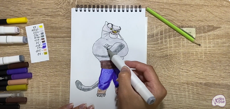 Рисуем Тай Лунг