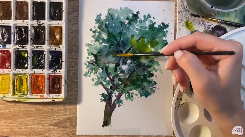 Рисуем Дерево бук