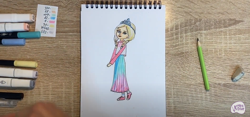 Рисуем Алёнка из "Царевны"