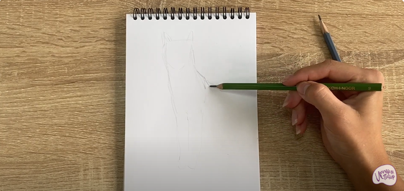 Рисуем Турецкая ангора
