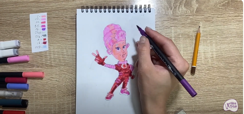 Рисуем Мася из "Фиксиков"