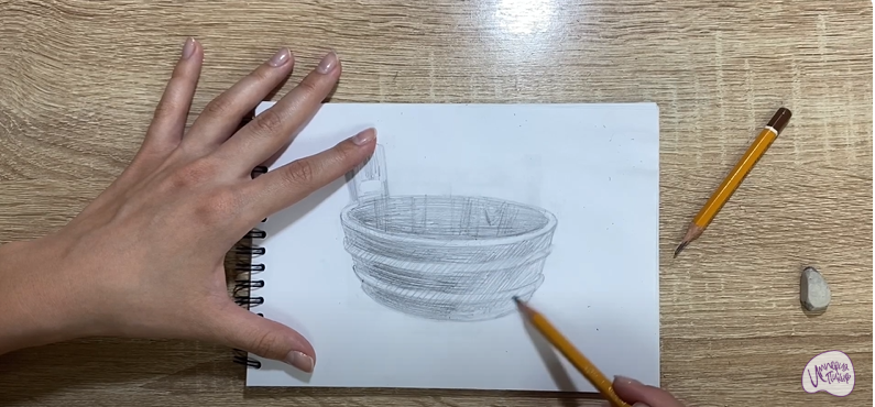 Рисуем Таз для бани