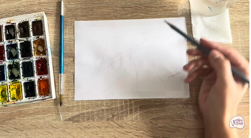 Рисуем Гора Ай-Петри