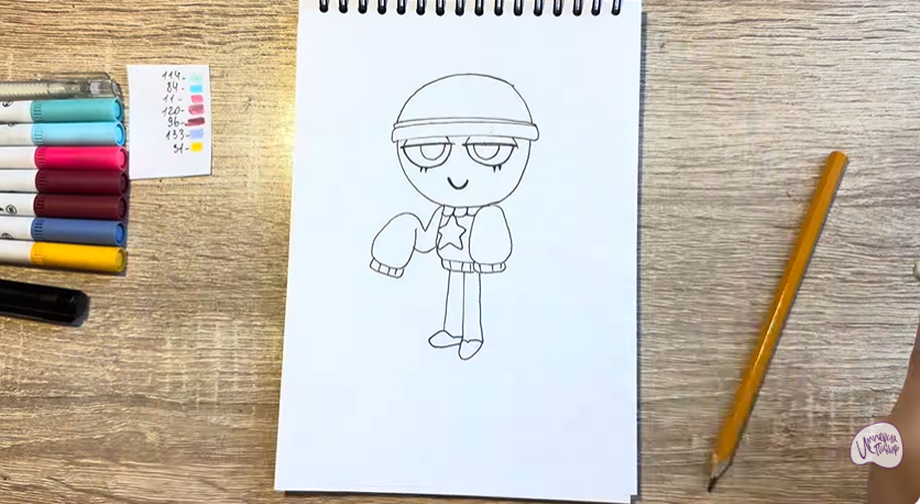Рисуем Гиги из "Мир Денди"