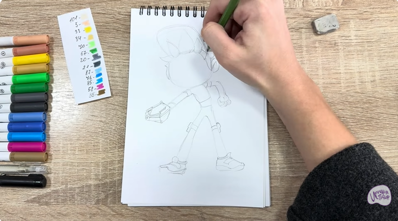 Рисуем Тимми из "Живой гараж"