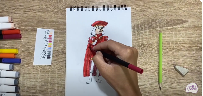 Рисуем Лорд Фаркуад из "Шрека"