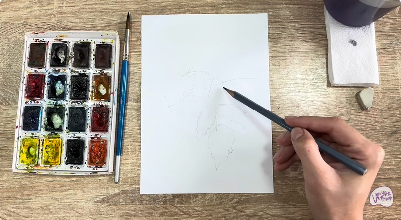 Рисуем Магония