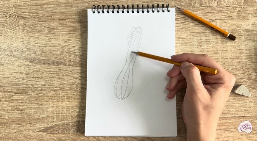 Рисуем Зубная щетка для собак
