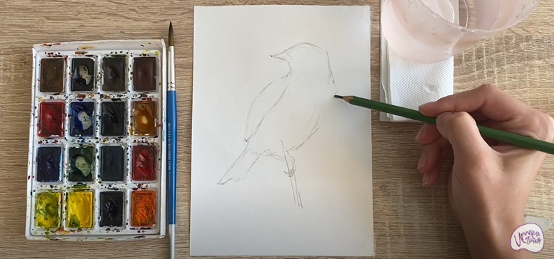 Рисуем Большой чекан