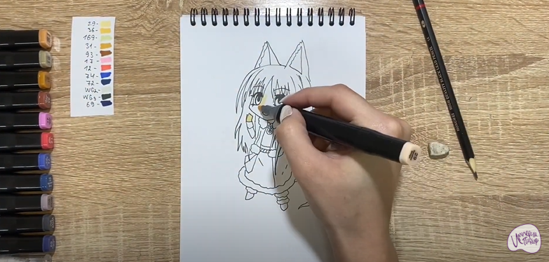 Рисуем Волчица