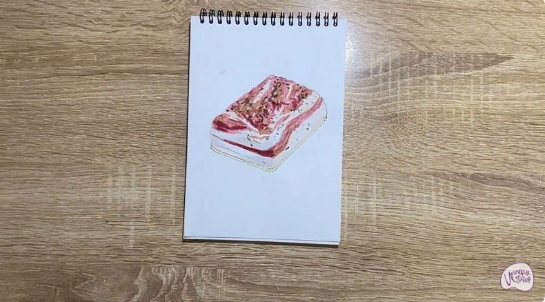 Рисуем Солёное сало