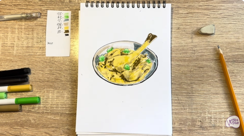 Рисуем Сациви