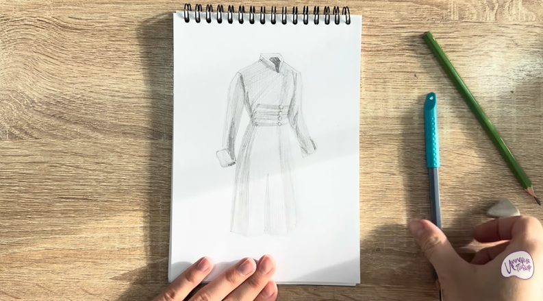 Рисуем Кафтан