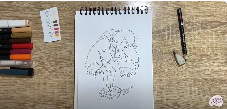Рисуем Карлик Нос