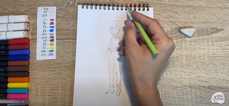 Рисуем Даша из "Царевны"