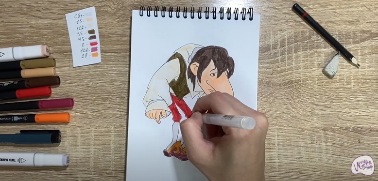 Рисуем Карлик Нос