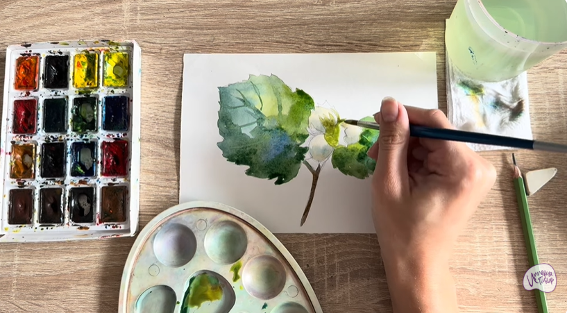 Рисуем Лещина